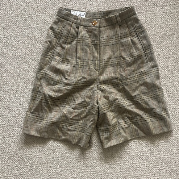 Bouclé wool skort Bermuda, short main image 1